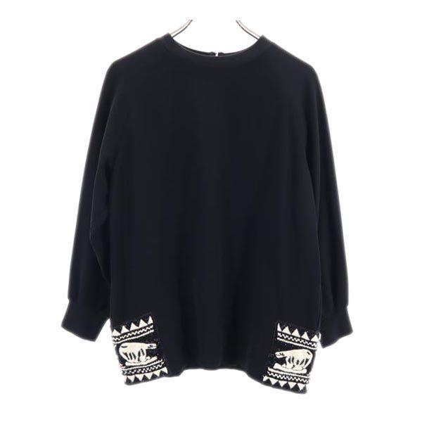 Y's made in Japan Long sleeve Cut Black series Back zip Women Used