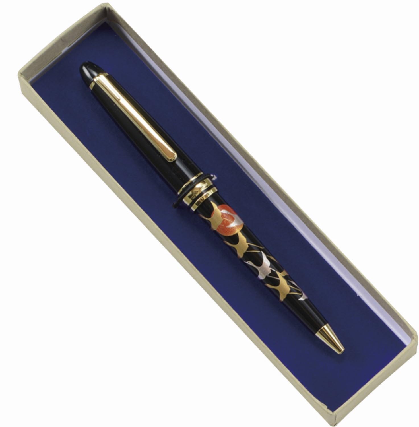 

Higashide Lacquerware Makie Ballpoint Pen 1304 High-grade (Tsuru)
