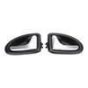1 Pair Interior Door Handle 7700432708 Left Right Chrome Plated Inside Car Door Handle for CLIO II 1998‑2007