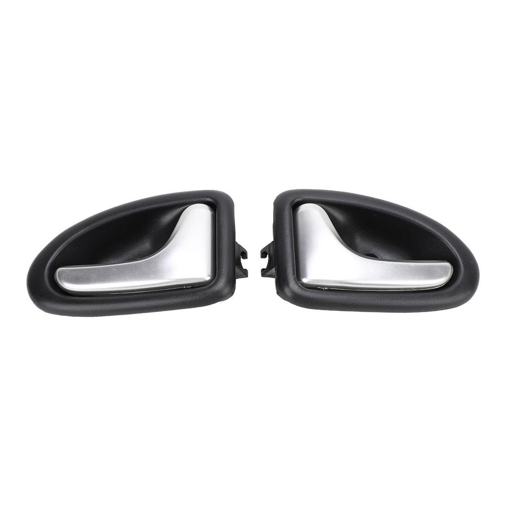 1 Pair Interior Door Handle 7700432708 Left Right Chrome Plated Inside Car Door Handle for CLIO II 1998‑2007