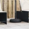 Parasol Base for Poles Ø38 48 Mm 25 Kg Round