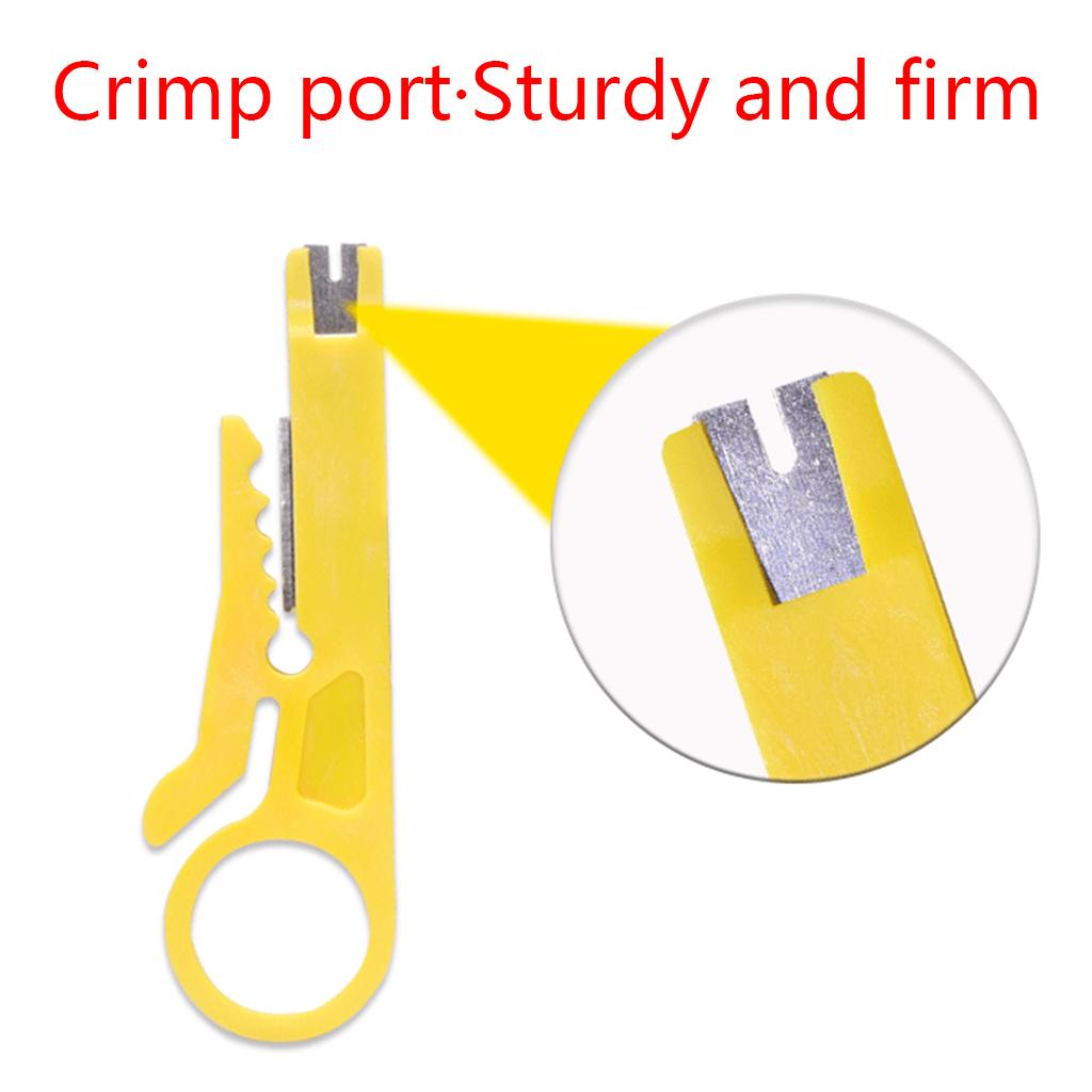 Mini Crimper Pliers Wire Stripper Knife Cable Stripping Useful Wire Cutter Tools Cut Line Pocket Multitool Crimping Tool