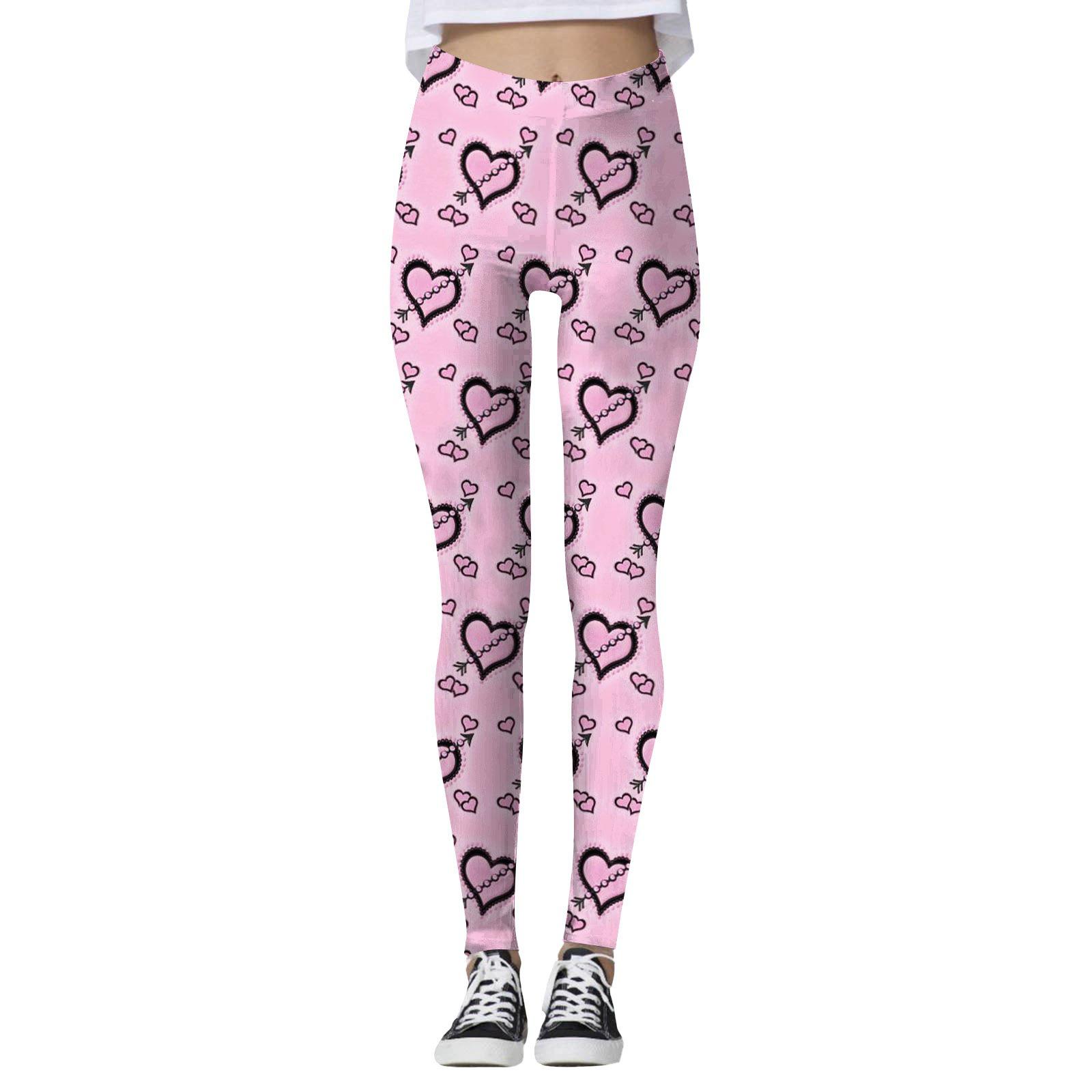 Women s High-Waisted Fashion Print Yoga Leggings S
