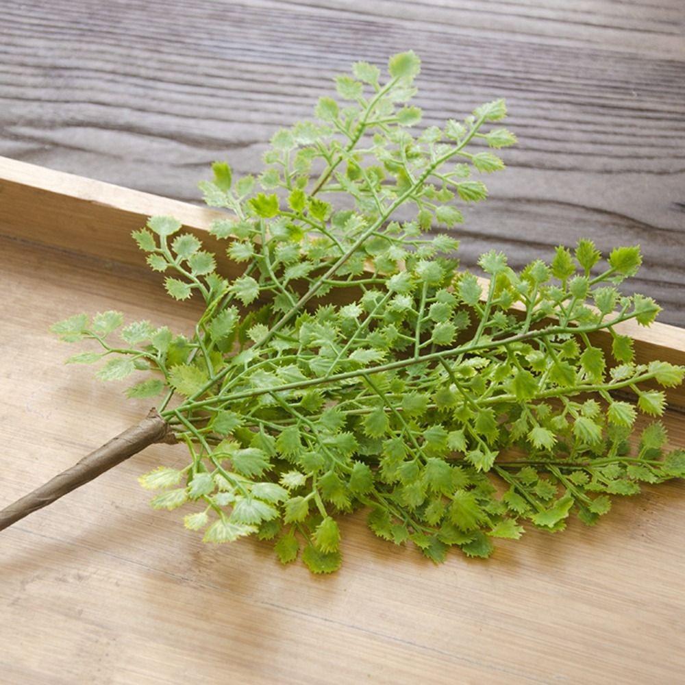 

Plastic Artificial Maidenhair Fern Plants Handmade Fake Plant Office Desktop Decoration