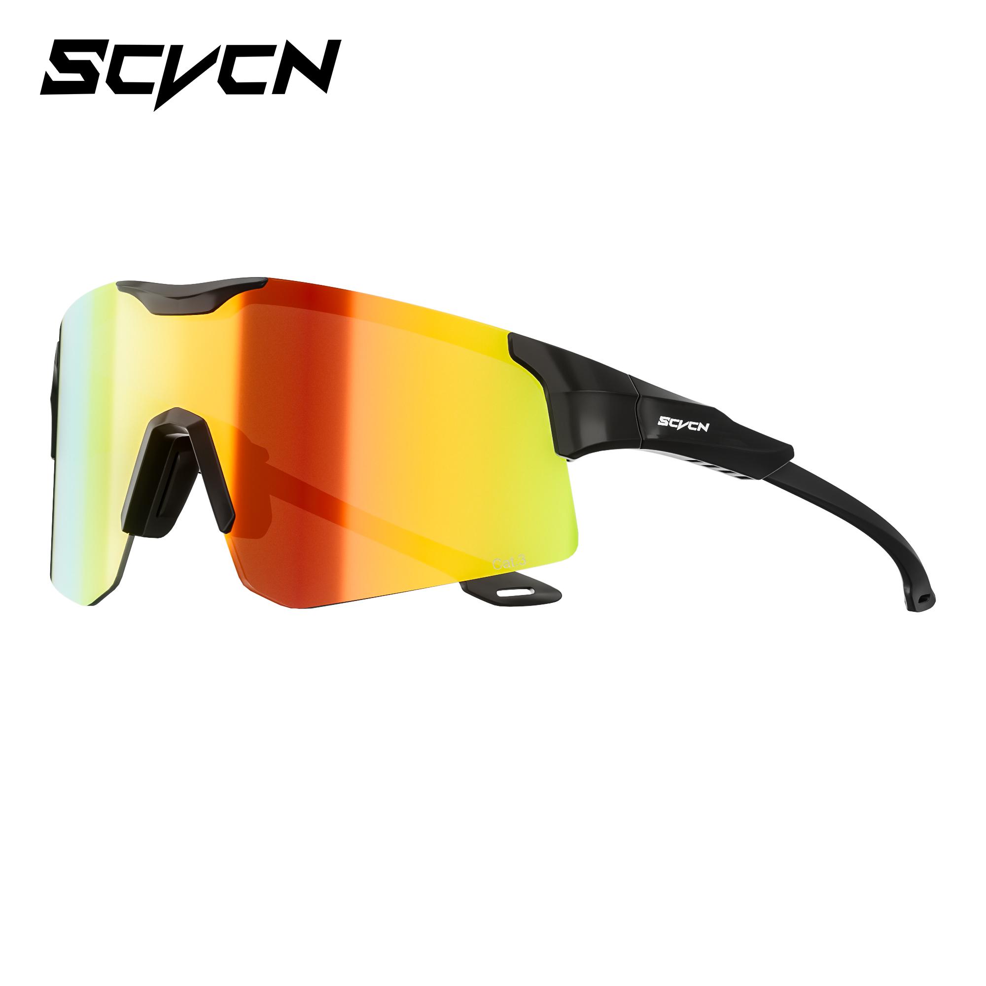 

SCVCN Hiking Eyewear Sunglasses Polarized Cycling Glasses for Men Sports MTB Mountain Goggles Women Bicycle Road Bike Protection