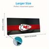 Kansas City Chiefs Color Mouse Pad Large Gaming Table Cushion Non-slip Laptop Tablet Big Mousepad XXL Mat Mini PC Playmat With Lock edge