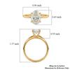 Luxuriant Lab Grown Diamond SI 1.50 ctw Solitaire Ring in 18K gold , 14K gold, 9K gold, Platinum fine jewelry for women wedding ring gift