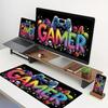 Padrão Gamer Mouse Pad Mouse Pad XXL Mesa de Teclado de Desktop Tapetes de Mesa Antiderrapante para Jogos Acessórios para Computador Mousepad Longo