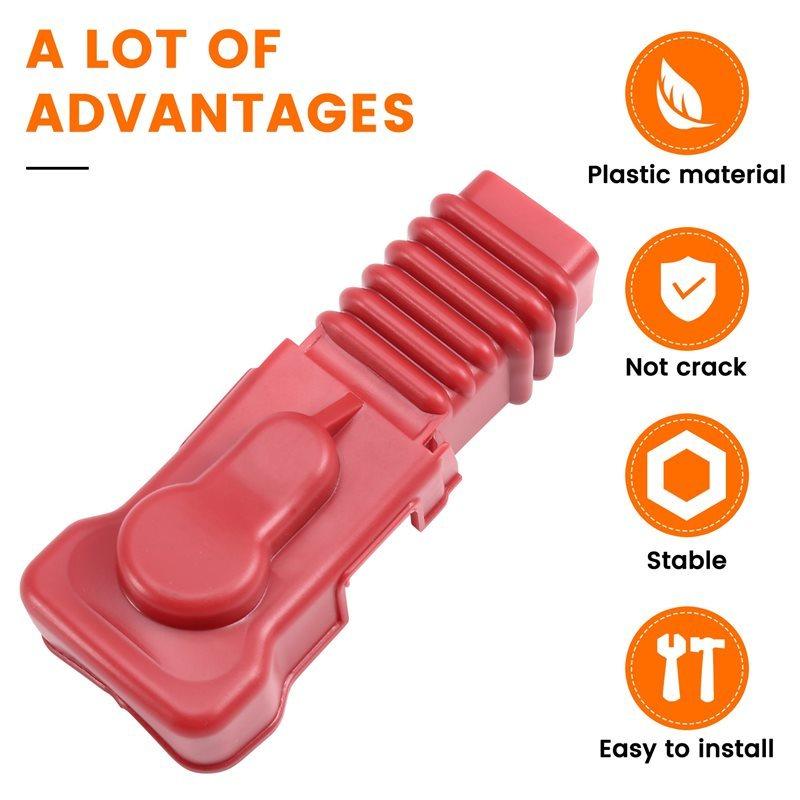 Car Battery Terminal Cover Cap Positive Terminal 82821-35020 8282135020 For Toyota Prado LC120 2003- 2009