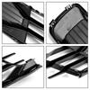 2PCS Front Bumper Foglight Cover Grill 4G0807647T94 4G0807648T94 Fit A6 C7 2014-2018 Black Chrome