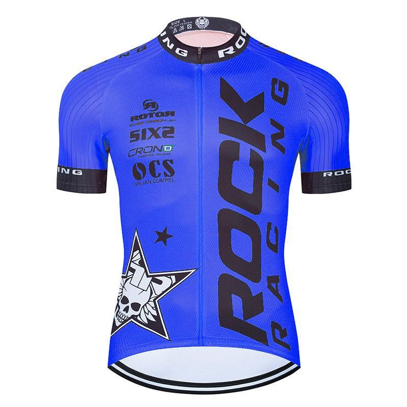 

ROCK Colorful Short-sleeved Suit Tour De Riding Fast-drying Breathable Mountain Bike Equipment XS білий
