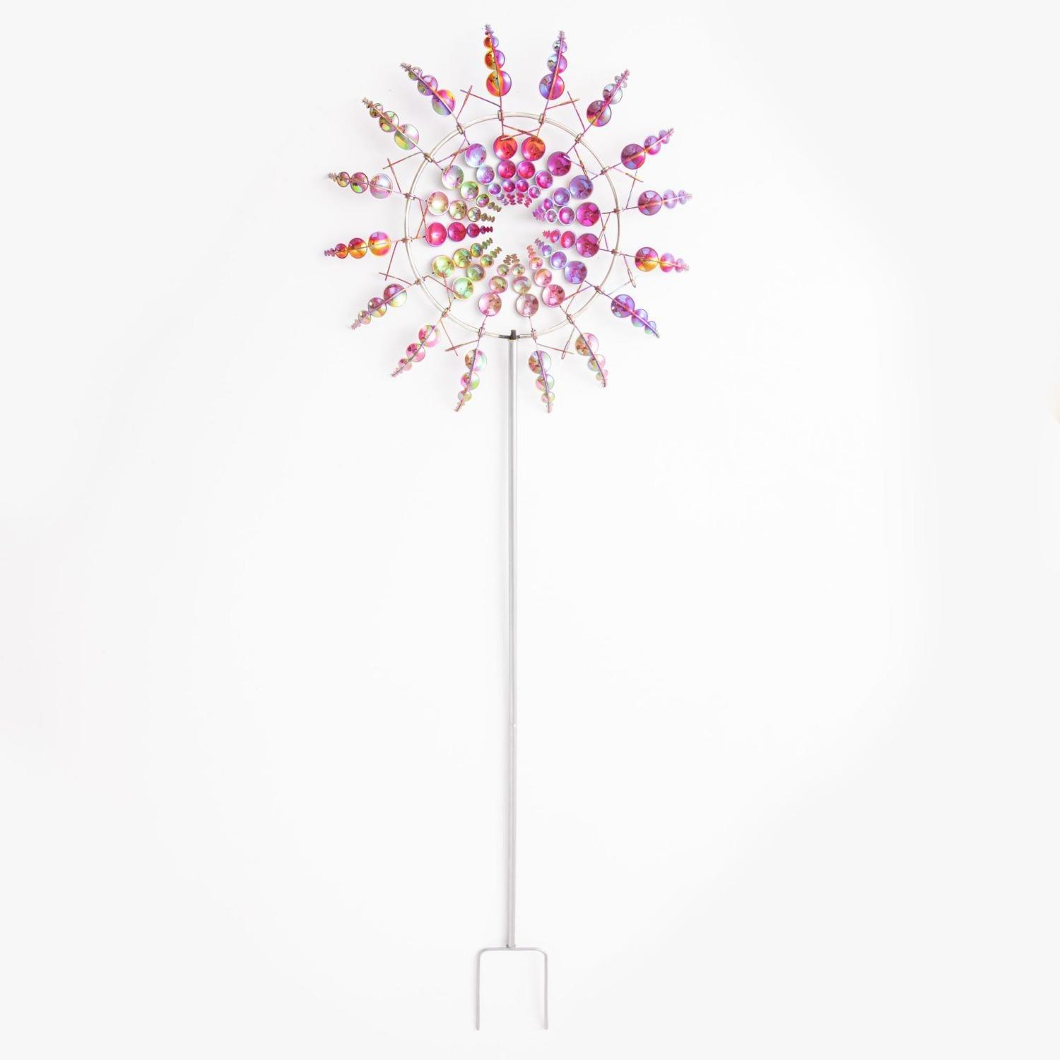 

Ветряная мельница Shirem Magical Metal, кинетические ветряные скульптуры и вертушки, 3D ветряная вертушка, кинетическая вертушка, очаровательная ветряная вертушка для двора и сада разноцветный