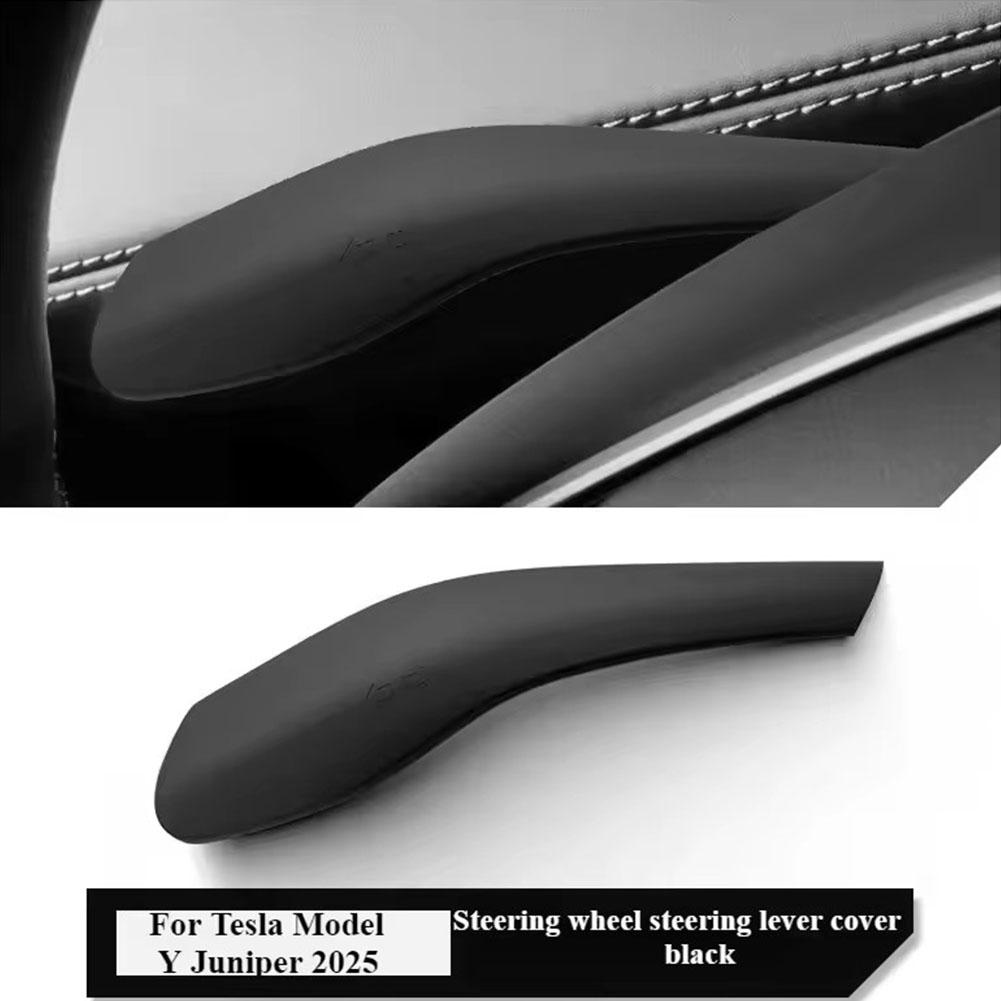 For Tesla Model Y Juniper 2025 Gear Shift Lever Cover Silicone Steering Wheel Handle Protection Shifter Shell Accessories