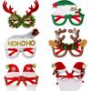 Fun Colorful Christmas Character Glasses For Festive Party Celebrations And Events