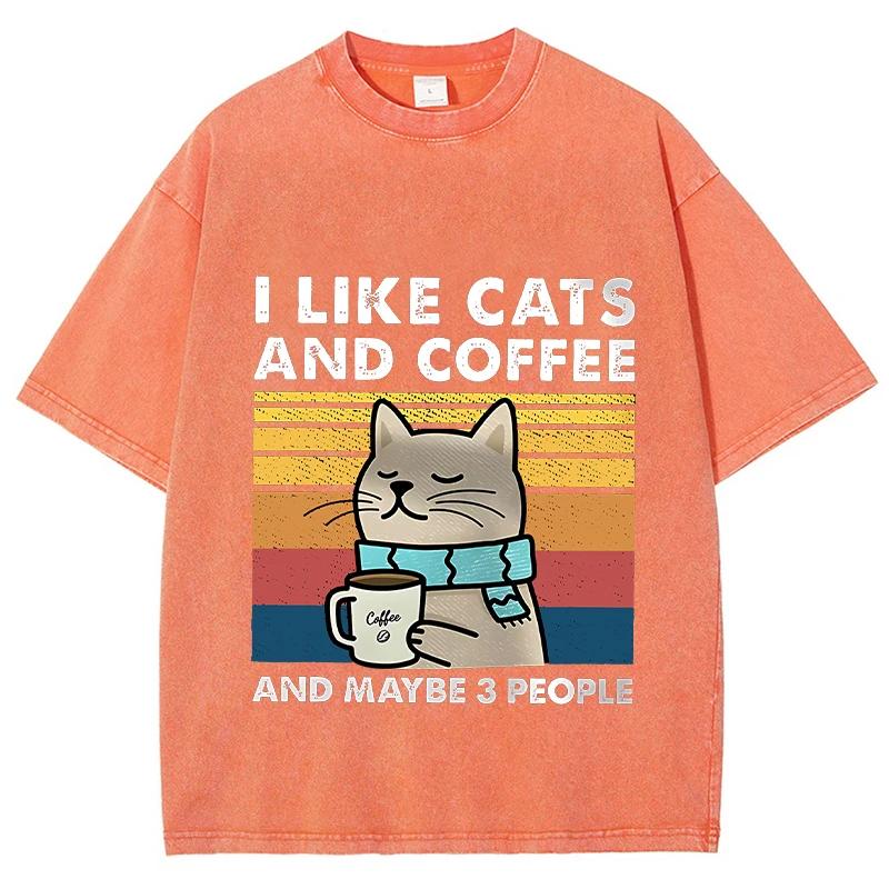 Printed Vintage Washed T-Shirt Hip-Hop Women Oversized Trendy T-Shirt Men 100% Cotton Loose Short Sleeved S разноцветный
