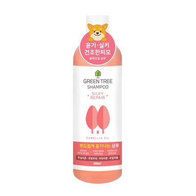 Green Tree Camellia Oil Dog Shampoo, 500ml, 1 Unit, Korean Pet Shampoo
