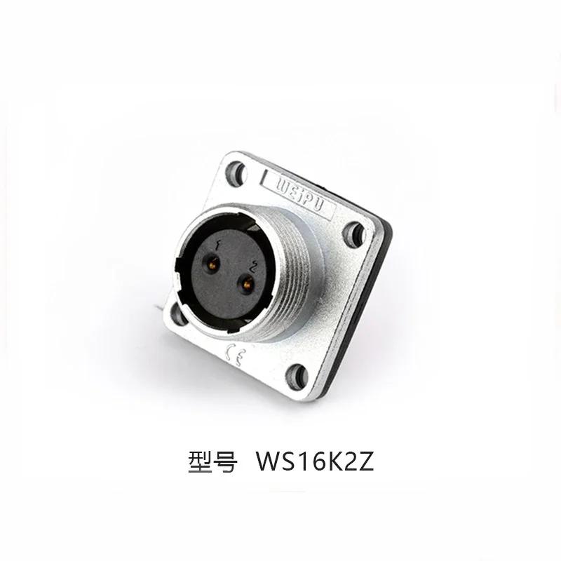 WEIPU WS16 TD/Z 2Pin 3Pin 4Pin 5Pin Automotive Screw Install Electrical Panel Connector 7pin 9pin 10pin Male Plug Female Socket