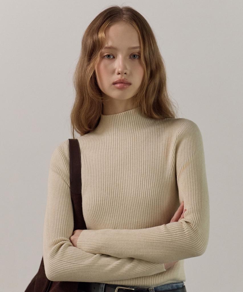 ELLIOTI Wholegarment Mockneck Knit Ts_6Color