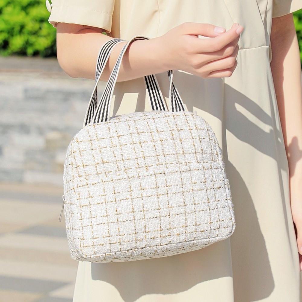 2PCS/SET Fashion Thermal Insulation Bag Large Capacity Cooling Picnic Bag Tote Lunchbox  Students