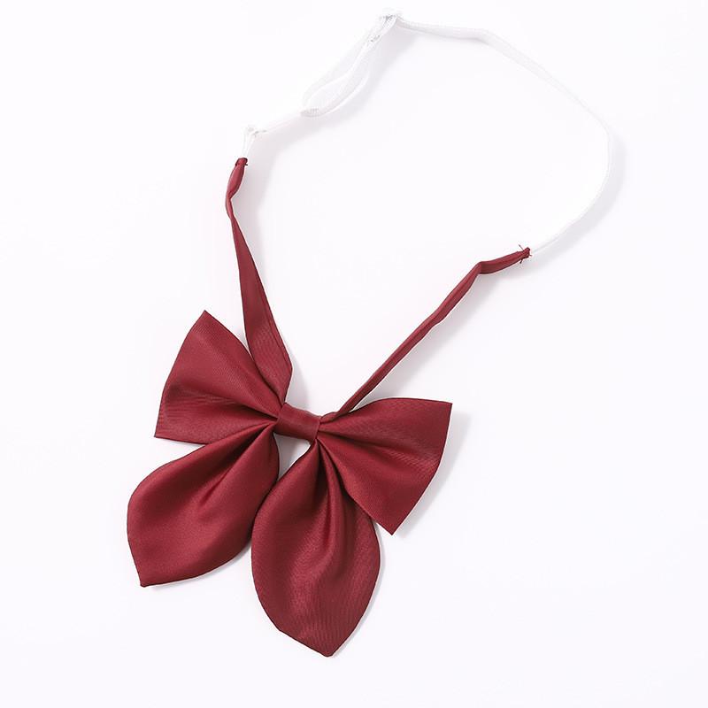 

Jk Solid Color Rabbit Ear Shape Butterfly Bow Tie Student Uniform Accessories Style27
