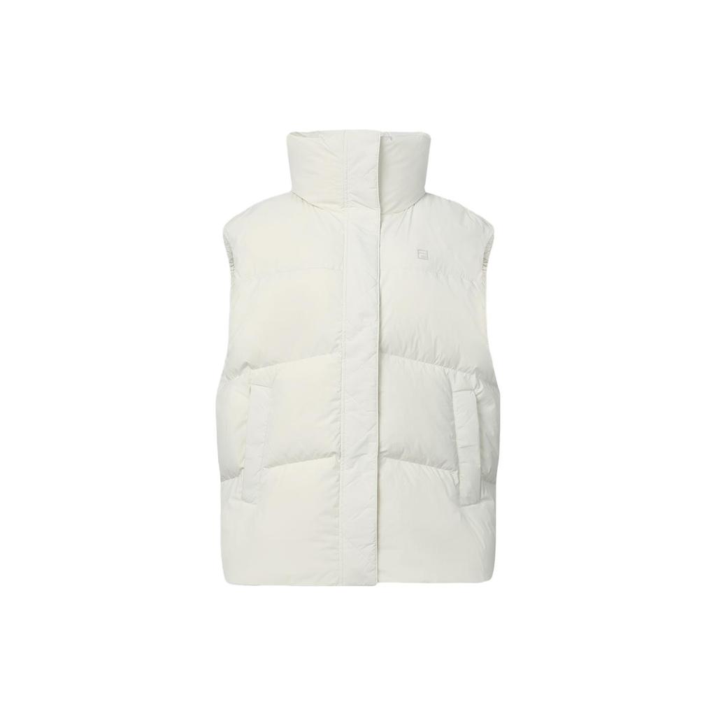 New FILA Down Vest Women's Asparagus White A11W347908F-IV