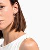 Swarovski Lifelong Heart Love Sparkling Romantic Knot Earrings Women Earrings White Rose-Gold 5517942