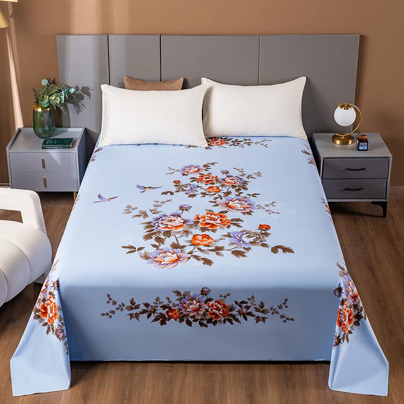 

Комплект постельного белья из 100% хлопка, винтажный, утолщенный, для односпальной/двуспальной кровати - Классический дизайн Старого Шанхая 180x230cm (1.2m Bed)