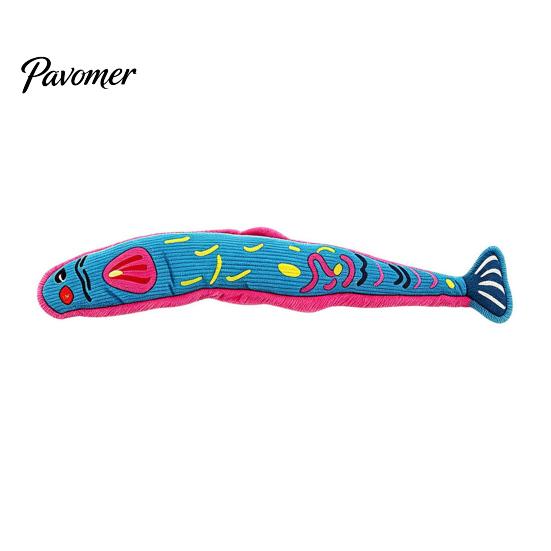Large Cat Kicking Pillow Interactive Fish Kicker Toy, Natural Catnip And Crinkle Paper Sound Toys Filled Durable Plush Toy for Cats Anxiety