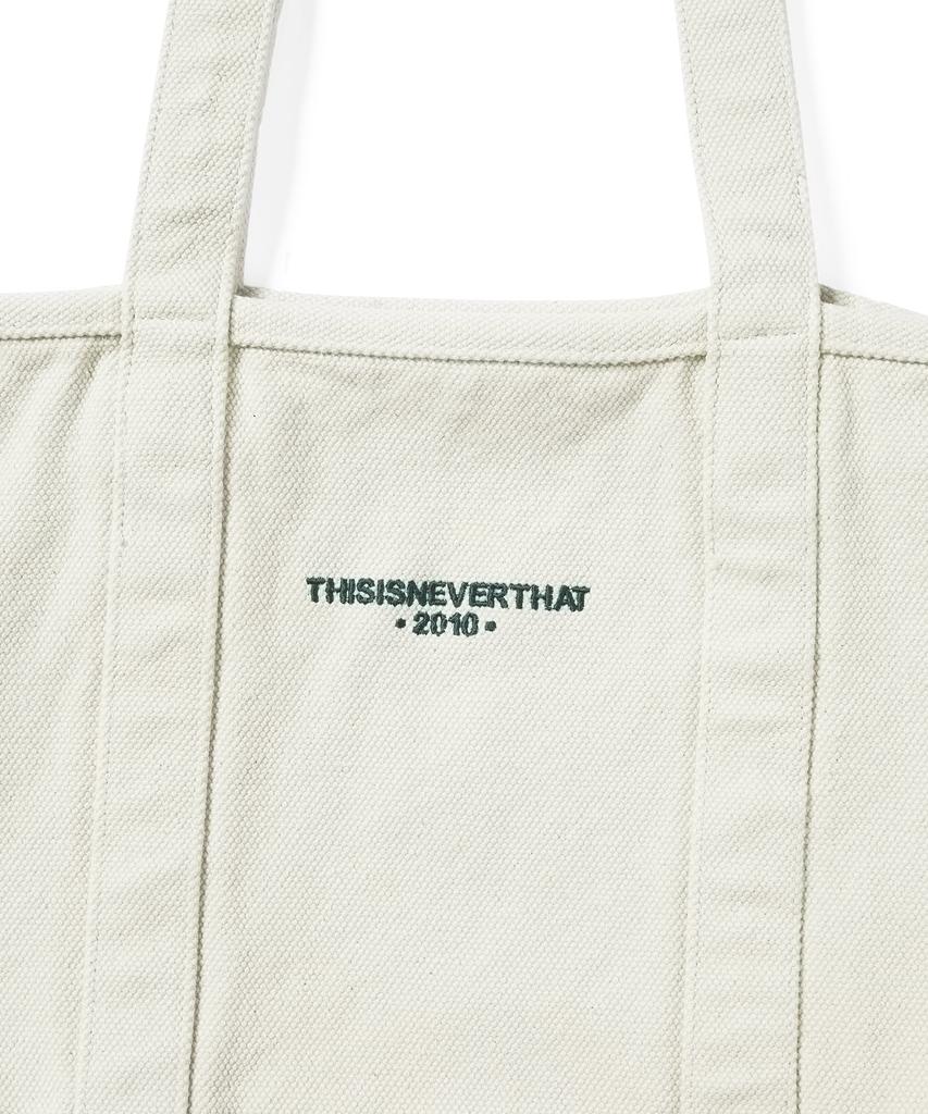 Thisisneverthat Washed Canvas Tote Bag Natural