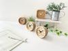 KATOMOKU Mini Clock km-125BR Ash Limited Edition Brown