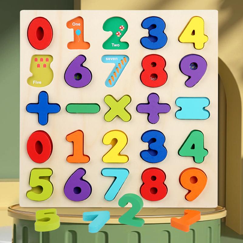 Children s alphanumeric cognitive puzzles, color and shape blocks, early childhood education, educational toys, matching games
