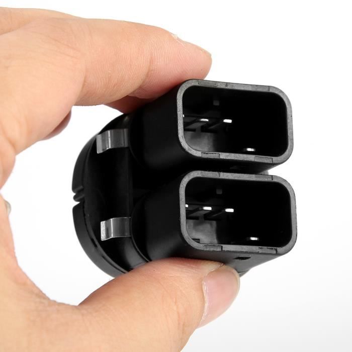 Vvikizy Duokon Interrupteur de commande de vitre électrique de voiture bouton en plastique ABS 96FG14529BC pour FORD KA FIESTA FUSI