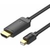 Adaptateur Mini DisplayPort Vers HDMI - VENTION - HAHBG - 1,5 M - Noir - Conversion Vidéo