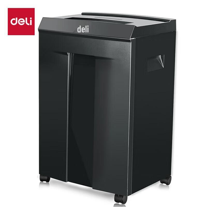 Deli High-Security Commercial Micro-Cut Paper Shredder CN plug (adapter included)