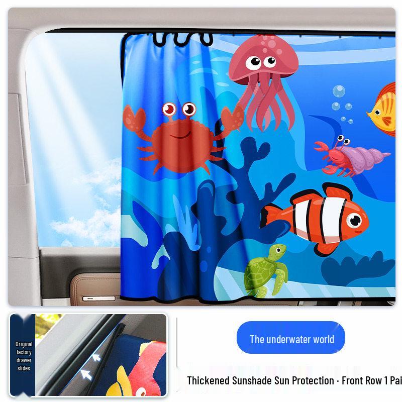 Magnetic Car Window Sunshade Blackout Curtain for Baby & Vehicle Privacy