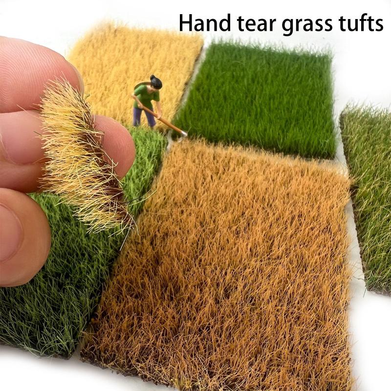 12mm Miniature Grass Clusters Hand-Tearable Model Grass For Diorama Sand Table Model Building Scene Layout DIY Craft Supplies