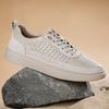 Color Matching Men Genuine Leather Sneakers New Fashion Comfort Tenis Masculino Lightweight Casual Shoe Outdoor Walking Footwear