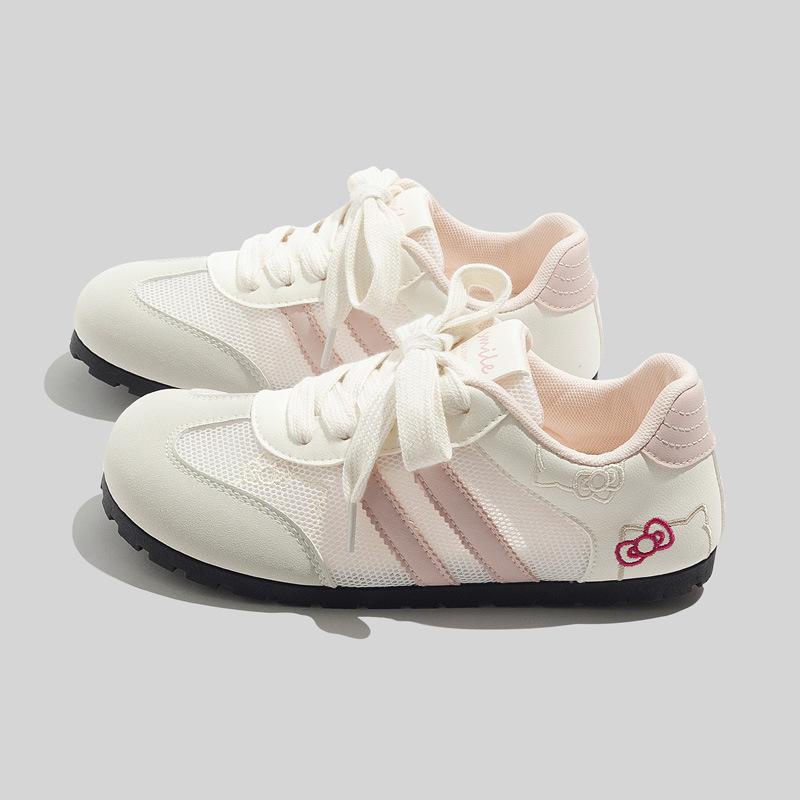 Belle Thin Baseplate Shoes Flat-soled German Training Shoes Lightweight Soft Sole Round Head Casual Shoes