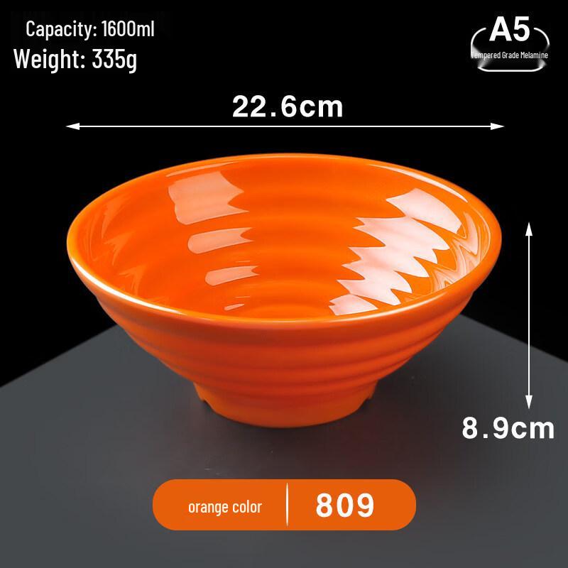 A5 Melamine Imitation Porcelain Ramen Soup Bowl