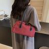 Retro Underarm Bag Aesthetic Single Shoulder Bag Trendy Faux Suede Bag  Winter