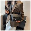 Minimalist Men's Shoulder Bag Fashionable Male PU Leather Crossbody Bags Small Flip Style Messenger Bag for Men Designer Handbag