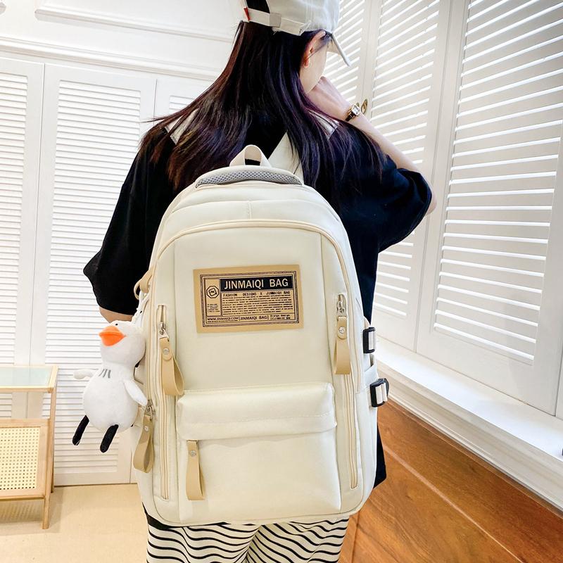 Fünfteilige Tasche für Damen und Herren mit großem Fassungsvermögen, Rucksack für Schüler der 4. bis 6. Klasse, Umhängetasche für College-Studenten