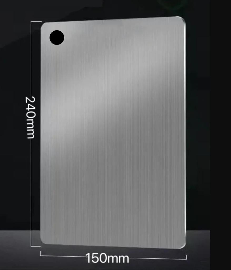 304 stainless steel cutting board double-sided food grade cutting board for kitchen thickened household Antibacterial