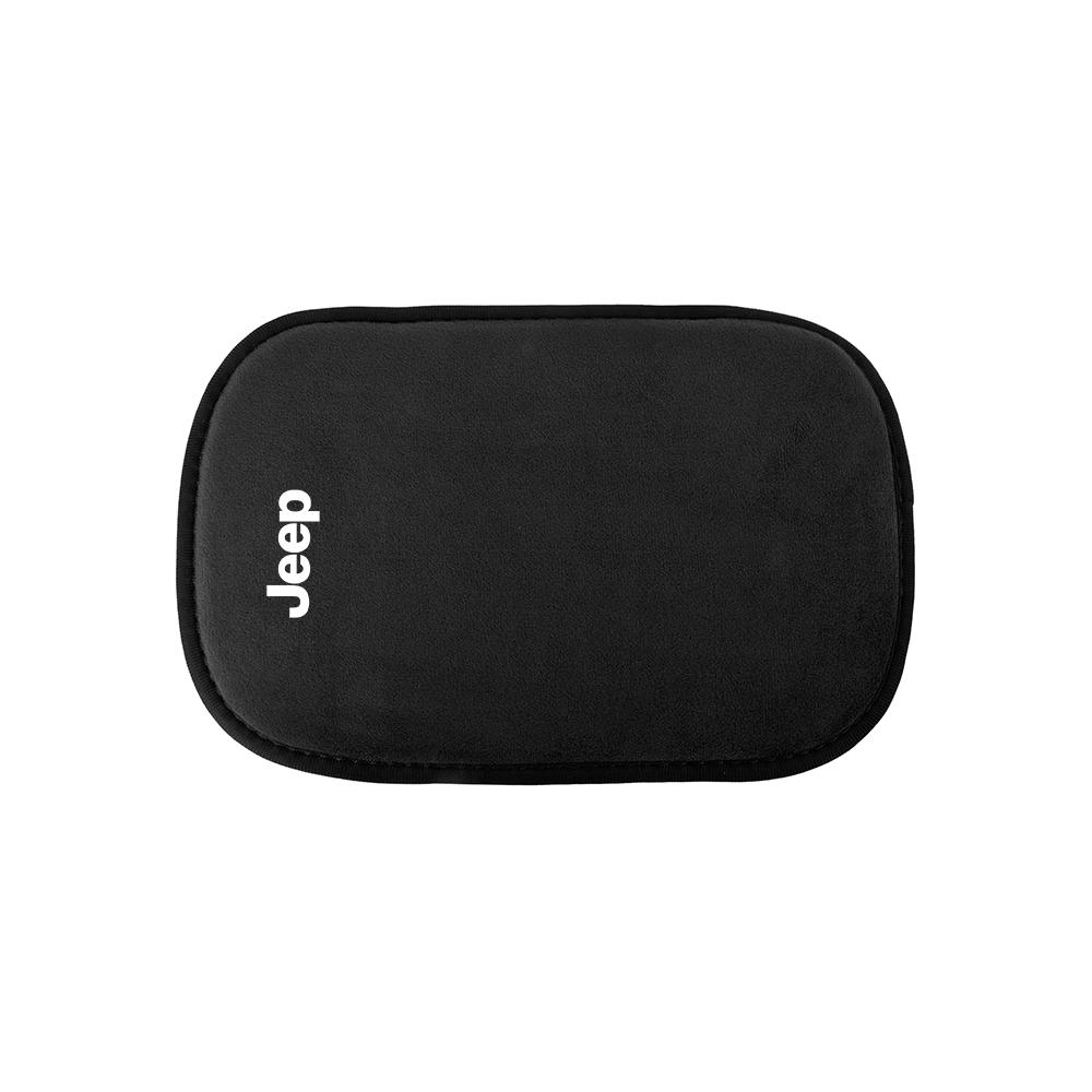 Car Center Console Armrest Box Mat Suede Arm Rest Cushion Accessories For Jeep Patriot Wrangler Cherokee Compass Grand Cherokee AKQ1