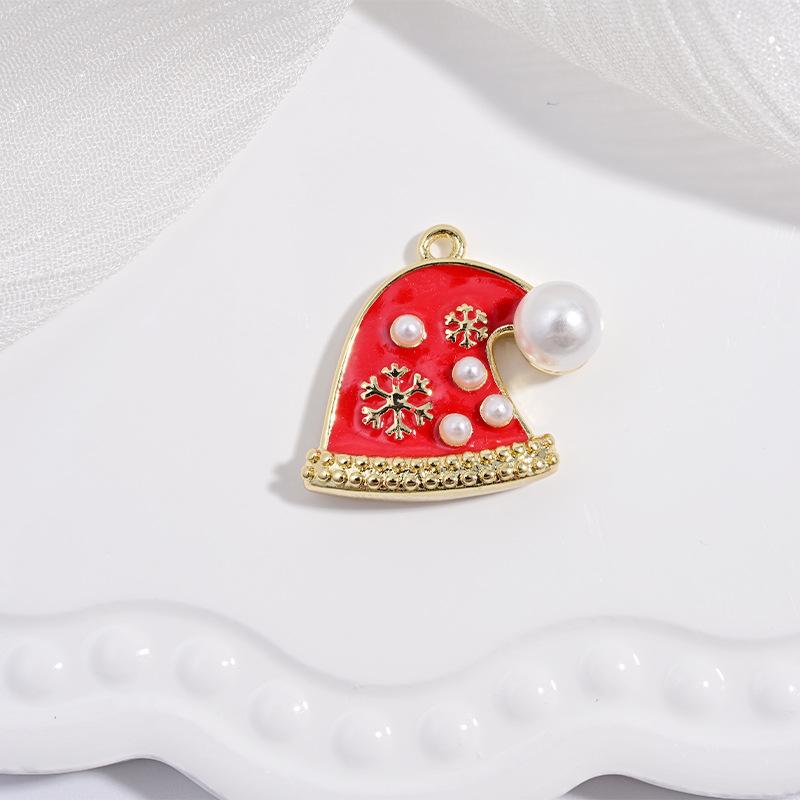 Sweet Christmas Pendant Atmosphere Christmas Hat Gloves Accessories Pendant Vd1643-1667
