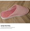 Four Seasons Cotton-Linen Closed Toe Slippers for Indoors - Unisex Home & Guest Footwear