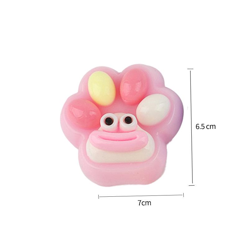 Kid's Creative Stress Relief Squishy Cat Paw Slime Toy - Cute Vent Ball Gift