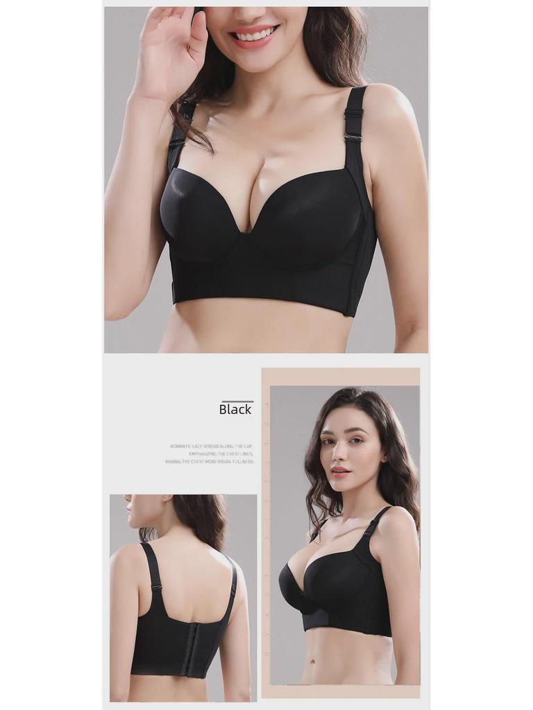 Duża bezszwowa bielizna: Wspiera biust, Zapobiega obwisaniu, Pasuje do 200 funtów, Idealny dla dużych biustów, Mały biustonosz, Odzież letnia.