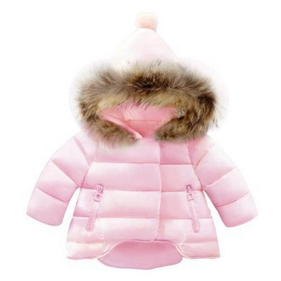 2024 Winter Korean Style Cotton-Padded Jacket for Girls and Boys (1-7 Years)
