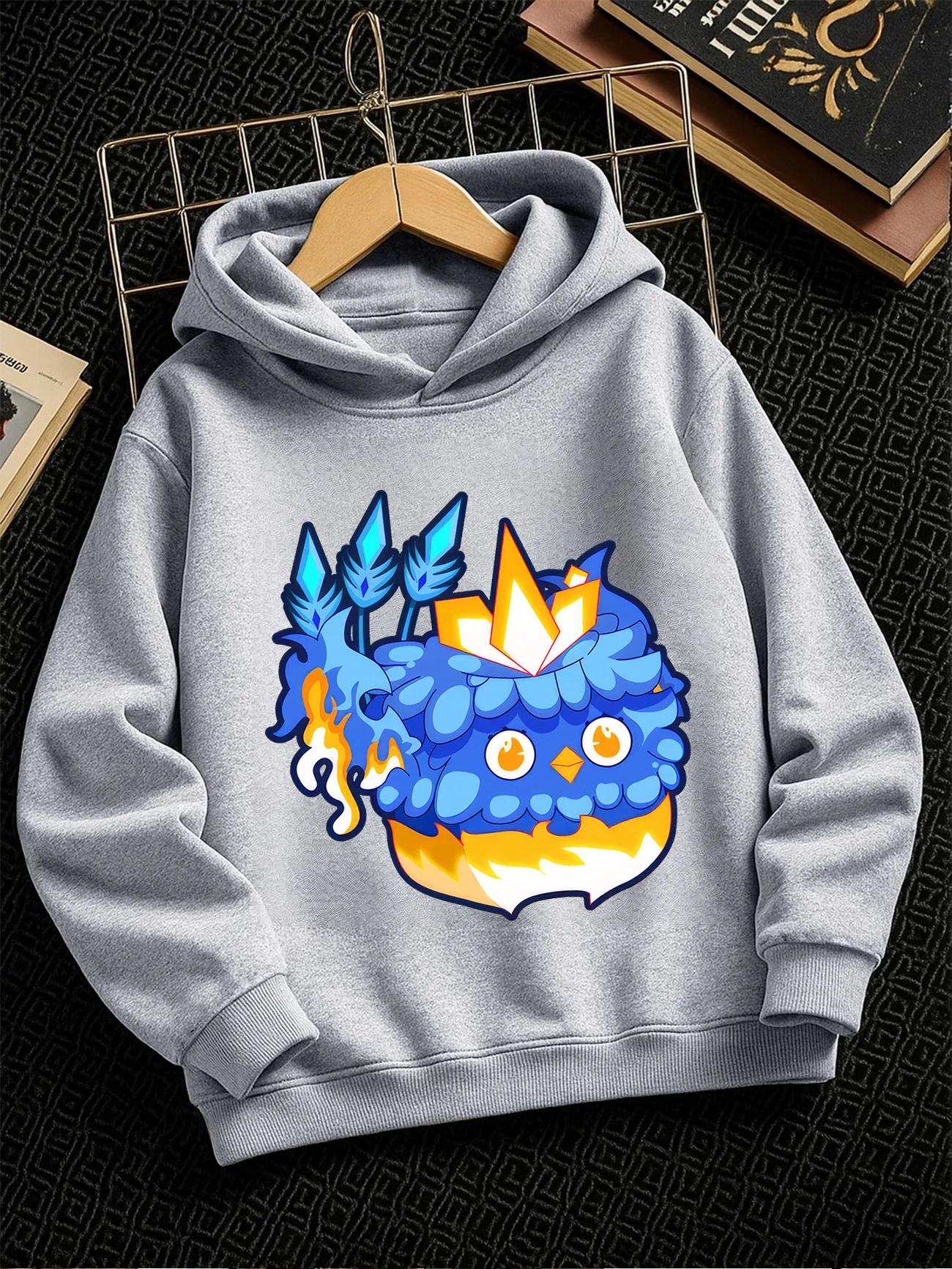 Cute Fruit Box Kids Pullover Hoodie Summer Cute Cartoon Crewneck Age 3-14 100